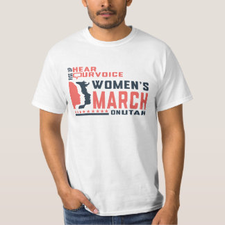 Women's march Utah rise up hear our voices T-Shirt