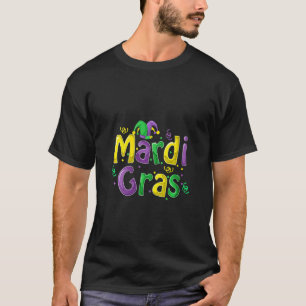 Womens Mardi Gras Cute Carnival Fat Tuesday Funny T-Shirt
