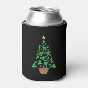Women's Martial Arts - Girls Karate Christmas Tree Can Cooler