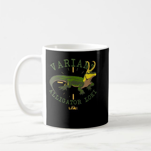 Womens Marvel Loki Alligator Variant V-Neck  Coffee Mug (Left)
