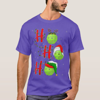Womens Matching Family Xmas Santa Ho Ho Ho Pickleb T-Shirt