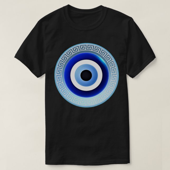Womens Mati Evil Eye Greek Key Premium  T-Shirt (Design Front)