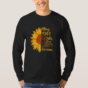Womens May Girls 1961 61st Birthday 61 Years Old T-Shirt