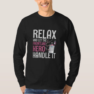 Womens Medical Receptionist Quote for a Clinical r T-Shirt