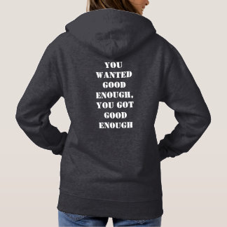 Women's Mediocre! pullover hoodie with intro
