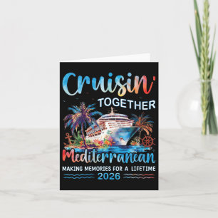 Womens Mediterranean Cruise 2026 Family Vacation C Card