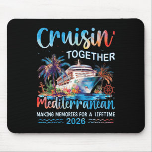Womens Mediterranean Cruise 2026 Family Vacation C Mouse Mat
