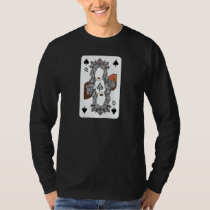 Womens Melanin Queen Of Spades Black History Month T-Shirt