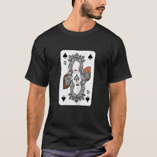 Womens Melanin Queen Of Spades Black History Month T-Shirt