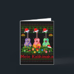 Womens Mele Kalikimaka Ukulele Guitar Ugly Xmas Sw Card<br><div class="desc">Womens Mele Kalikimaka Ukulele Guitar Ugly Xmas Sweaters Christmas V-neck</div>