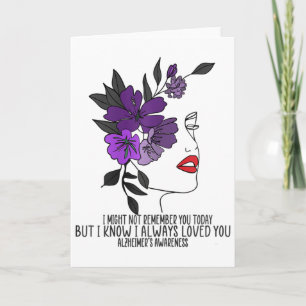 Womens Memory Care Gift I Can't Remember You But K Card