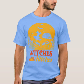 Womens men Scary spooky Halloween witches funny qu T-Shirt