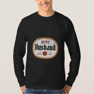 Womens Mens 11th Wedding Anniversary Best Husband  T-Shirt