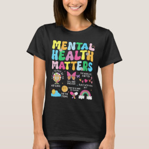 Womens Mental Health S Human Brain Illness Awarene T-Shirt