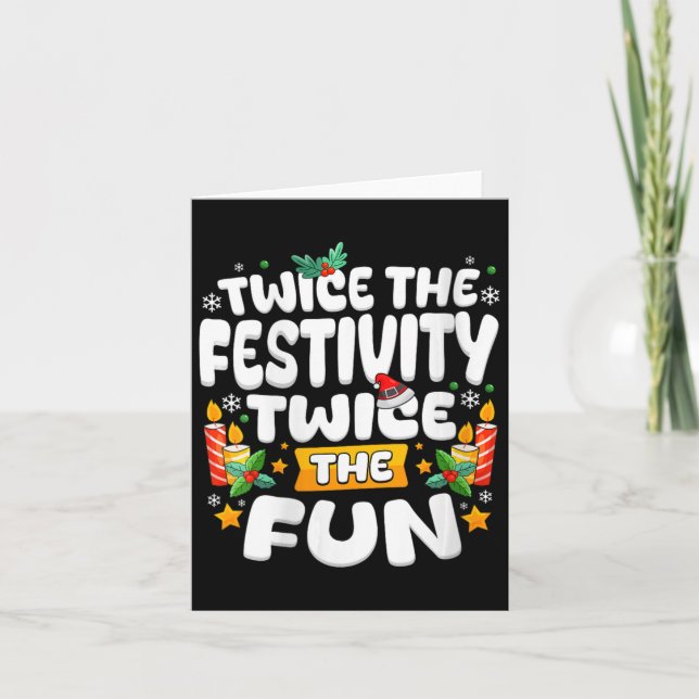 Womens Merry Birthday Christmas Snowman Xmas Bday  Card (Front)