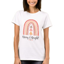 Women's Merry & Bright Christmas T-shirt
