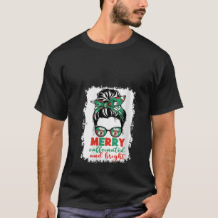Womens Merry Caffeinated Bright Coffee Lover Chris T-Shirt
