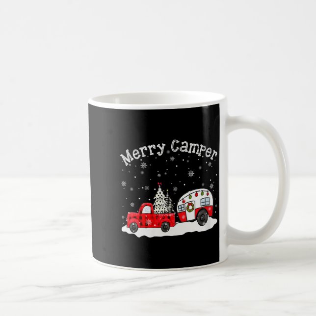 Womens Merry Camper Christmas Santa Claus Camng Re Coffee Mug (Right)