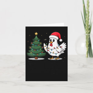Womens Merry Chick-mas Ultrygeist Funny Chicken Gh Card