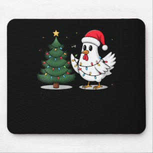 Womens Merry Chick-mas Ultrygeist Funny Chicken Gh Mouse Mat