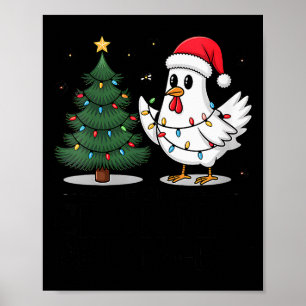 Womens Merry Chick-mas Ultrygeist Funny Chicken Gh Poster