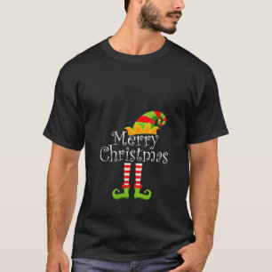Womens Merry Christmas Santa Squad Funny Xmas Gift T-Shirt