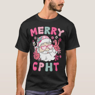 Womens Merry Cpht Christmas Certified Pharmacy Tec T-Shirt