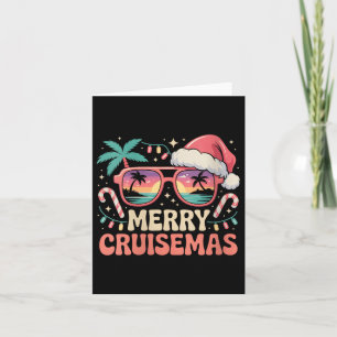 Womens Merry Cruisemas 2025 2026 Christmas Santa R Card