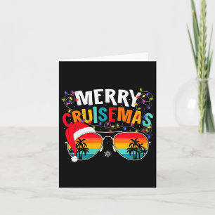 Womens Merry Cruisemas Cruise Ship Cruising Vacati Card