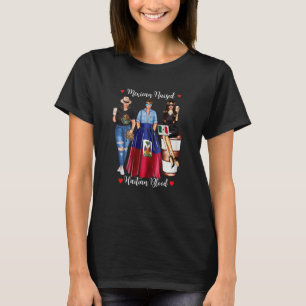 Womens Mexican Haitian Haiti Heritage Born In Mexi T-Shirt