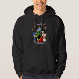 Womens Mexican St Kitts Nevis Heritage Born In Mex Hoodie