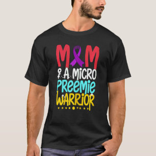 Womens Micro Preemie Nicu Preterm Birth Nurse Awar T-Shirt