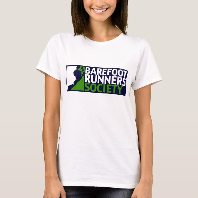 Womens microfiver logo T-shirt (Front)