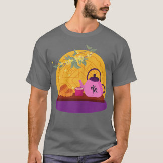 Womens Mid-autumn Festival, Mooncake Moon Festival T-Shirt