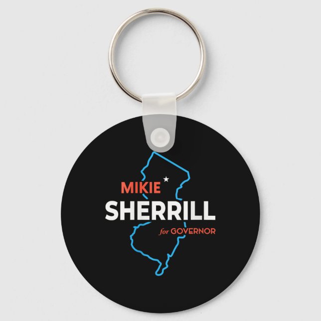 Womens Mikie Sherrill New Jersey Governor Election Key Ring (Front)