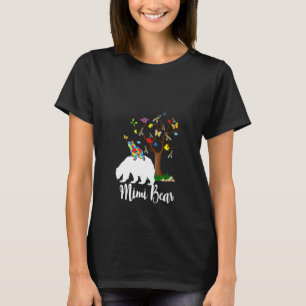 Womens Mimi Bear Autism Awareness Love Support T-Shirt