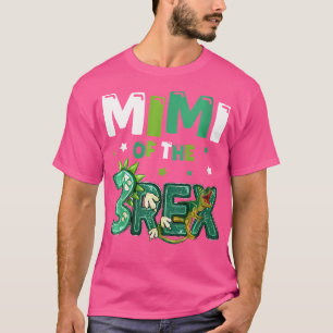Womens Mimi Of The Three Rex Birthday Dinosaur Fam T-Shirt