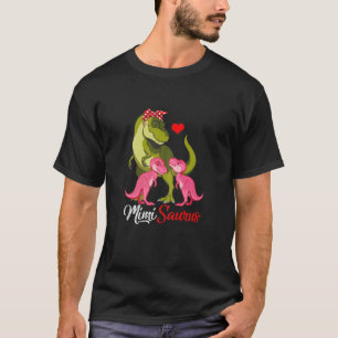 Womens Mimisaurus Rex Mimi Mum Saurus Dinosaur Mat T-Shirt