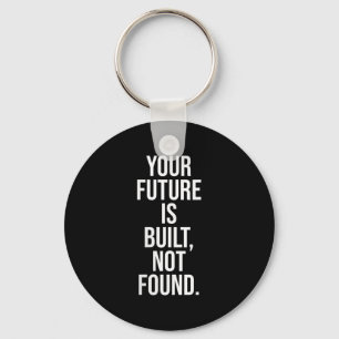 Womens Mindset Wisdom Motivational Saying V-neck  Key Ring