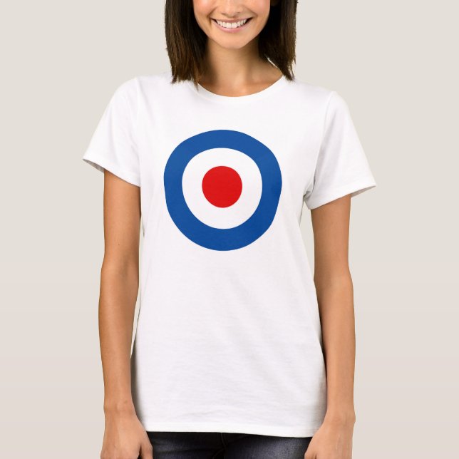Women's Mod Roundel Long-Sleeved Tee (Front)