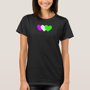 Womens Modern feminist Suffragette heart T-Shirt
