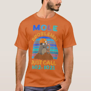 Womens Mole Day Mole Problems Just Call Avogadros T-Shirt
