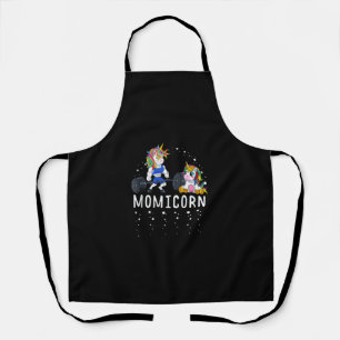 Womens Momicorn Unicorn Mum Fitness Gym Weightlift Apron