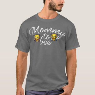 Womens Mommy To Be Pregnancy Announcement Gender R T-Shirt