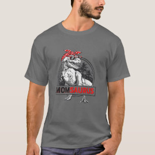 Womens Momsaurus Rex Dinosaur Funny Mother's Day F T-Shirt