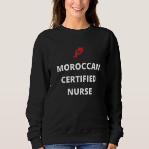 Womens  Moroccan Certified Nurse Sweatshirt