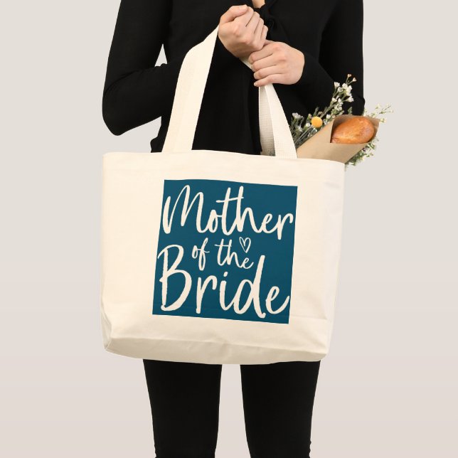 Womens Mother Of The Bride Wedding Engagement Large Tote Bag (Front (Product))