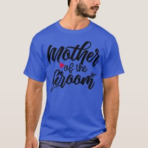 Womens Mother Of The Groom Arrow Heart Wedding and T-Shirt