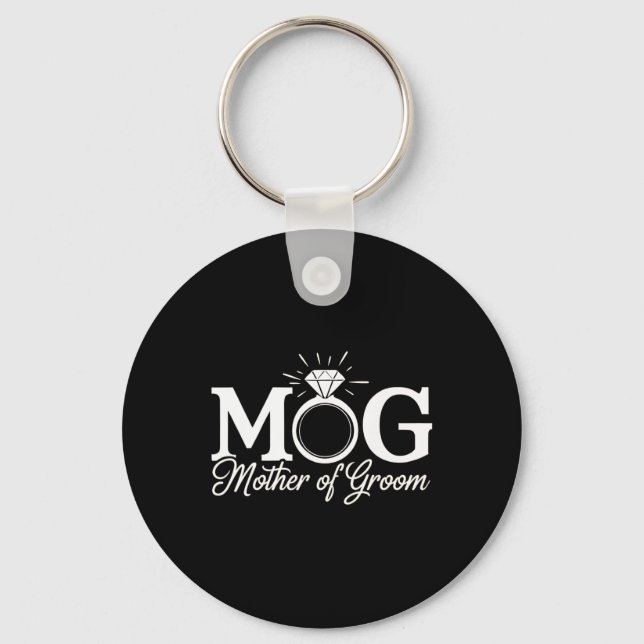 Womens Mother Of The Groom Mob Mog Mum Wedding Bac Key Ring (Front)