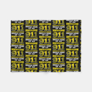 Womens Mother's Day 911 Dispatcher Proud 911 Fleece Blanket